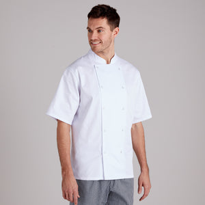 Proluxe Professional Chefs Jacket - Short Sleeve - Unisex - White
