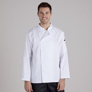 Twin Pack - Professional Chefs Jacket - Long Sleeve - White