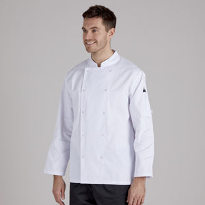 Twin Pack - Professional Chefs Jacket - Long Sleeve - White