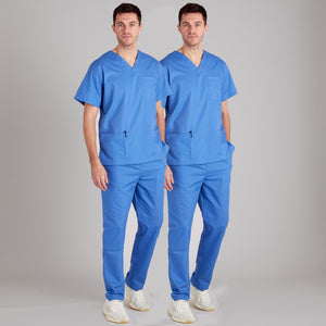 Twin Pack - Proluxe Professional Healthcare Scrub Suit Set - Top & Trouser