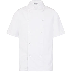Proluxe Professional Chefs Jacket - Short Sleeve - Unisex - White