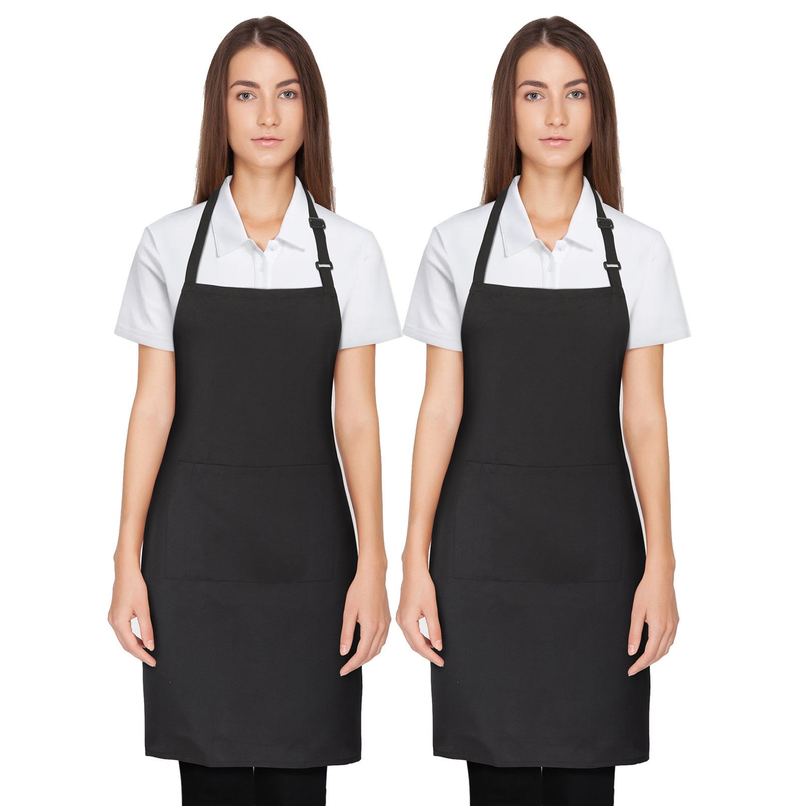 Twin Pack - Bib Apron with Pocket