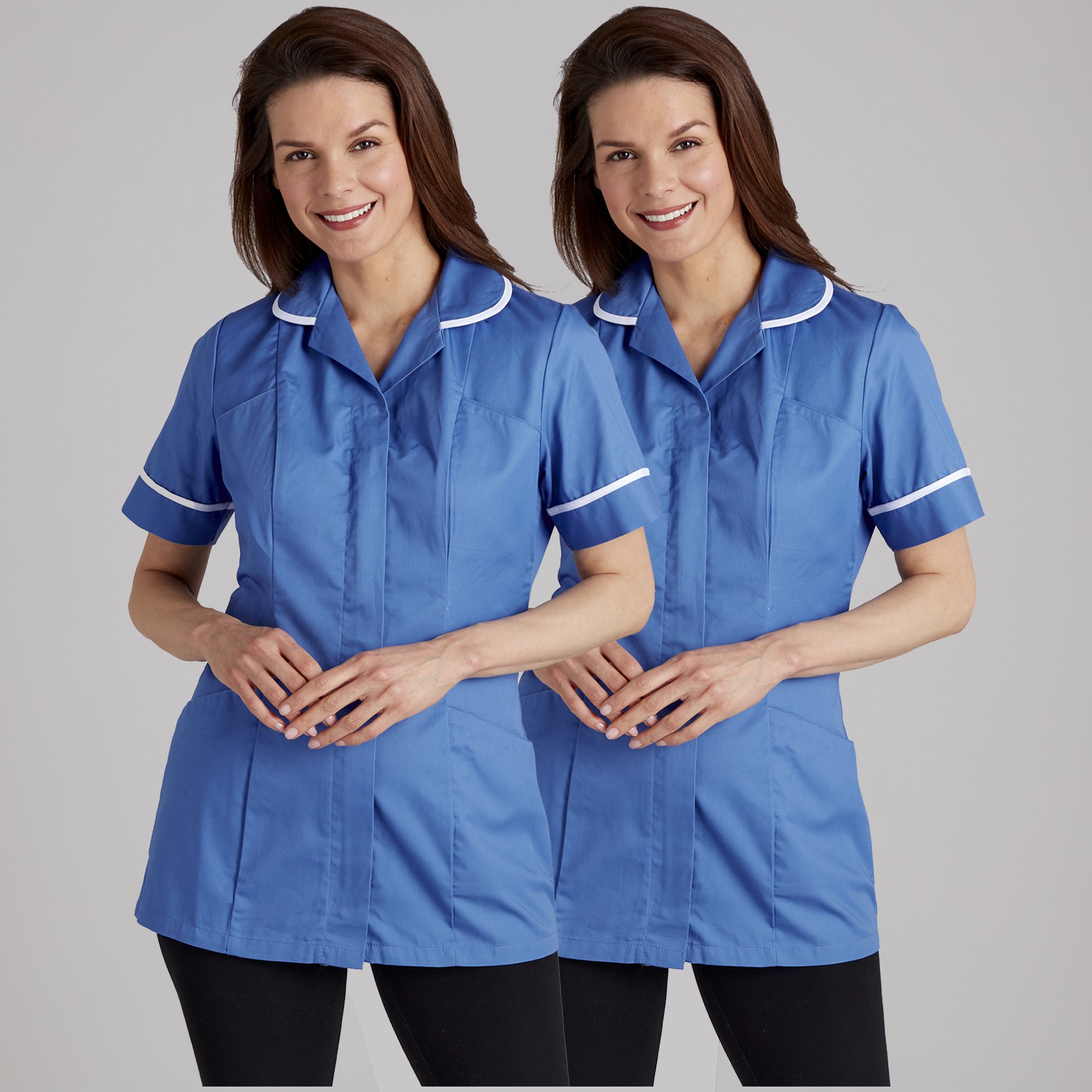 Twin Pack - Proluxe Professional Healthcare Scrub Suit Set - Top & Tro