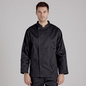 Proluxe Professional Chefs Jacket - Long Sleeve - Unisex - Black