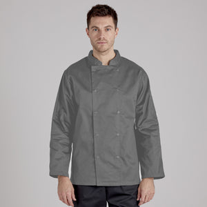 Proluxe Professional Chefs Jacket - Long Sleeve - Unisex - Grey