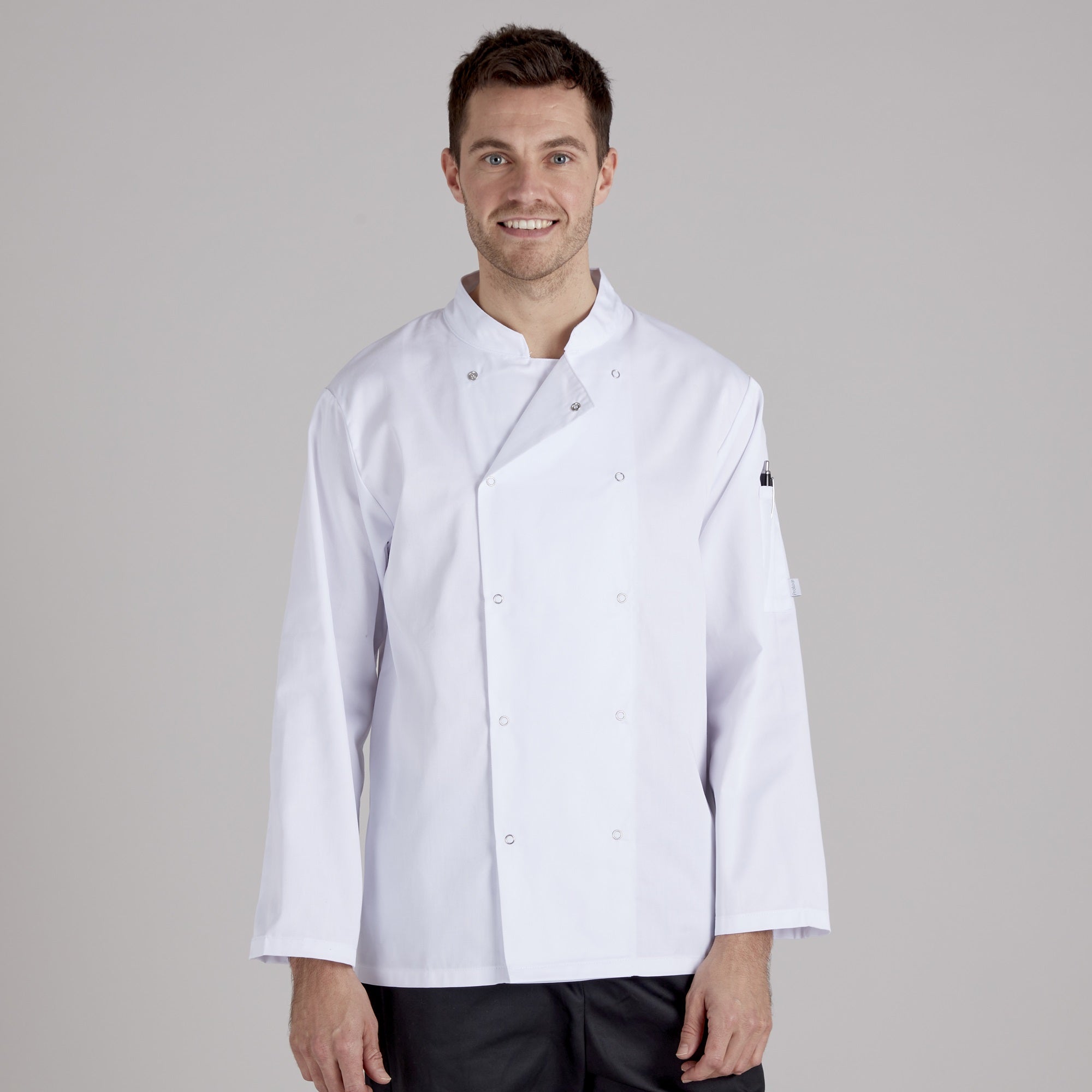 white long sleeve jacket
