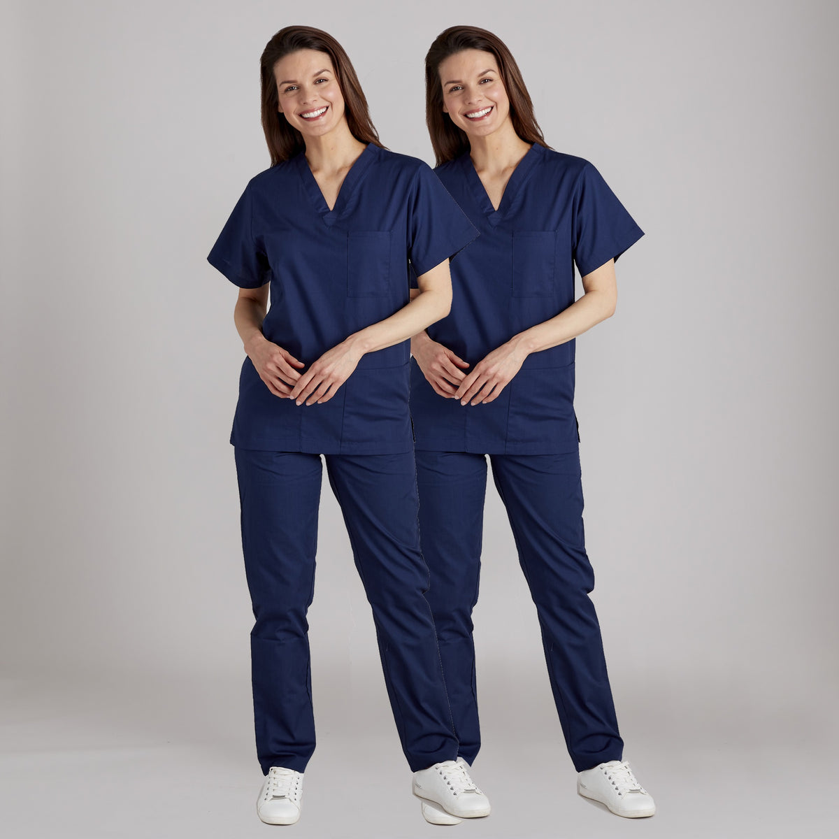 Twin Pack - Proluxe Professional Healthcare Scrub Suit Set - Top &amp; Trouser