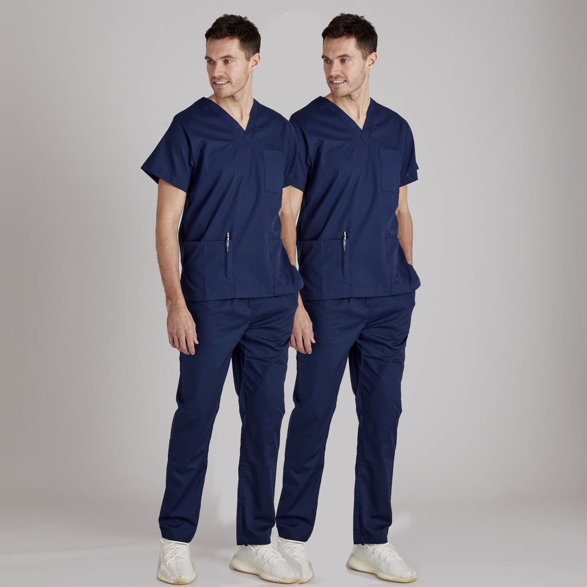 Twin Pack - Proluxe Professional Healthcare Scrub Suit Set - Top &amp; Trouser