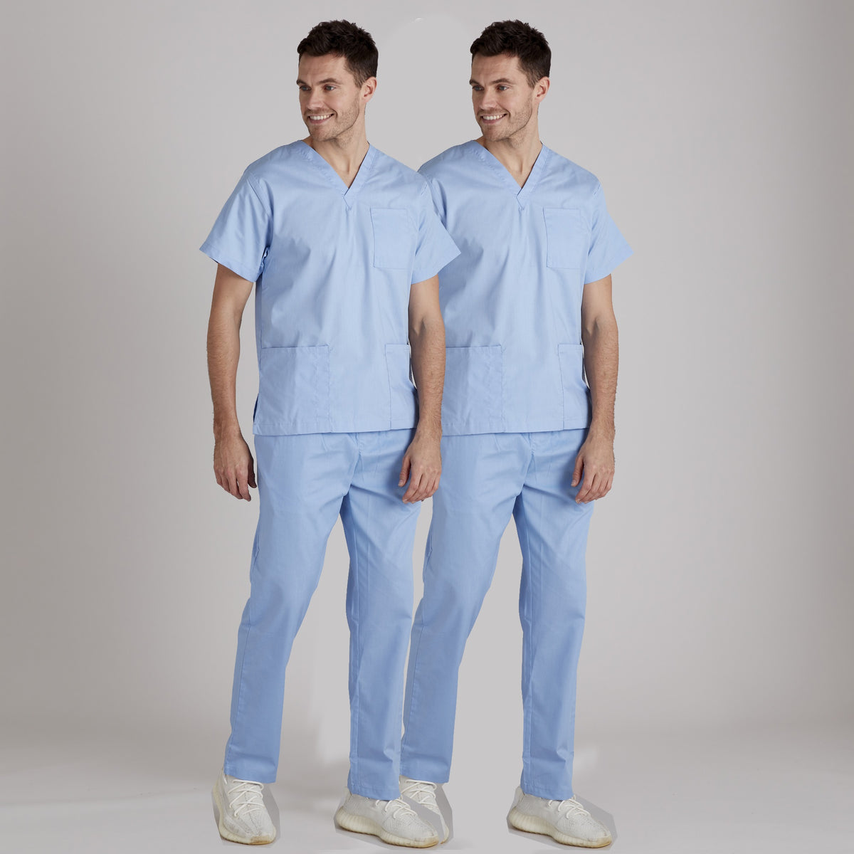 Twin Pack - Proluxe Professional Healthcare Scrub Suit Set - Top &amp; Trouser