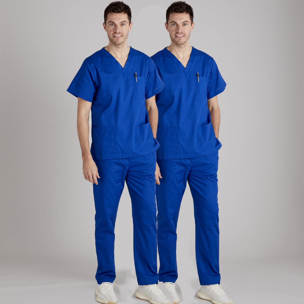 Twin Pack - Proluxe Professional Healthcare Scrub Suit Set - Top &amp; Trouser