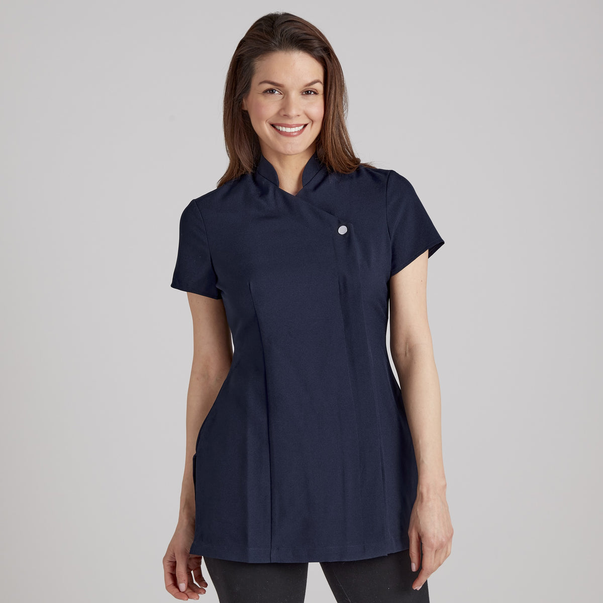 Proluxe Press Stud Salon Tunic