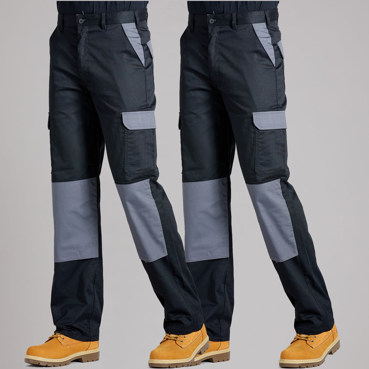 Proluxe Twin Pack - Endurance Two Tone Cargo Combat Work Trouser