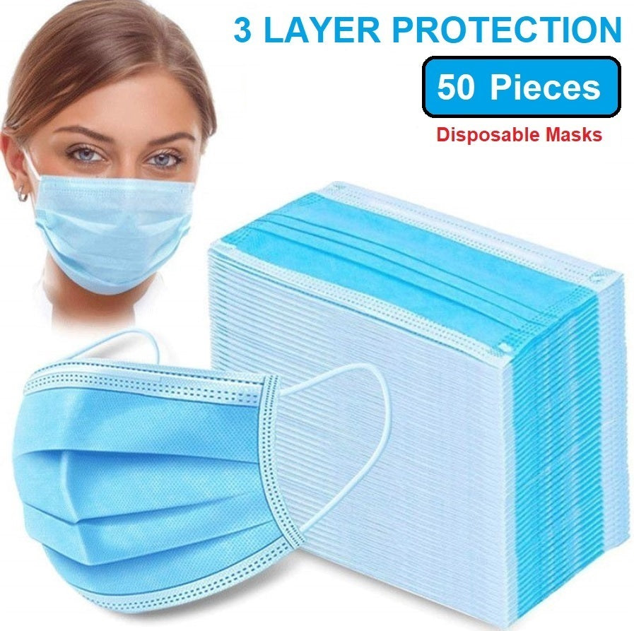 Disposable Face Masks Box of 50 Proluxe