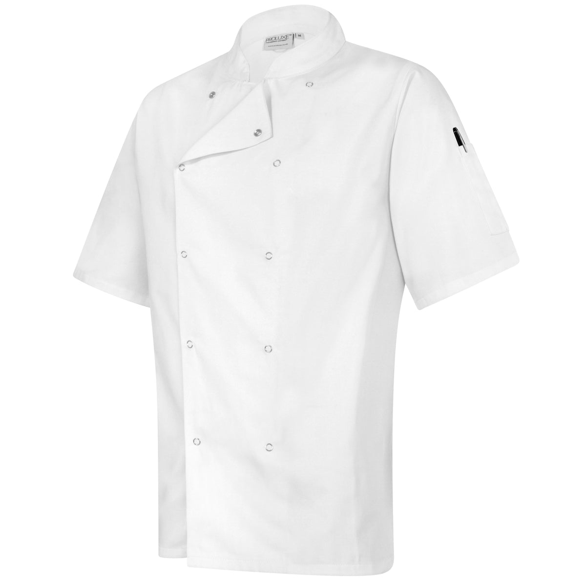 Proluxe Professional Chefs Jacket - Short Sleeve - Unisex - White