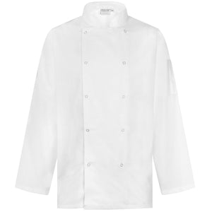 Proluxe Professional Chefs Jacket - Long Sleeve - Unisex - White