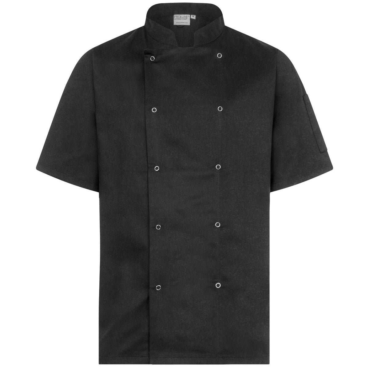 Twin Pack - Professional Chefs Jacket - Short Sleeve - Black