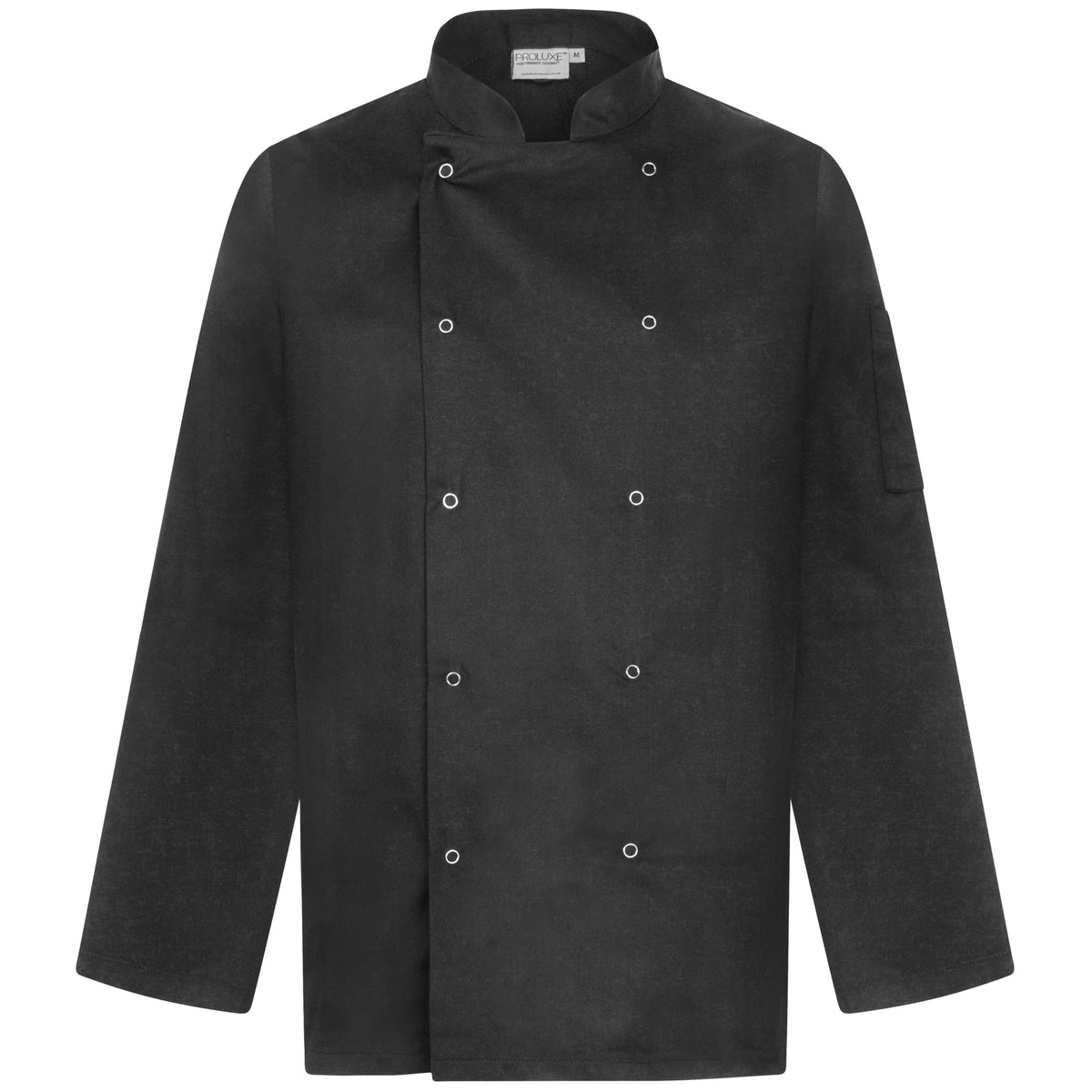 Proluxe Professional Chefs Jacket - Long Sleeve - Unisex - Black