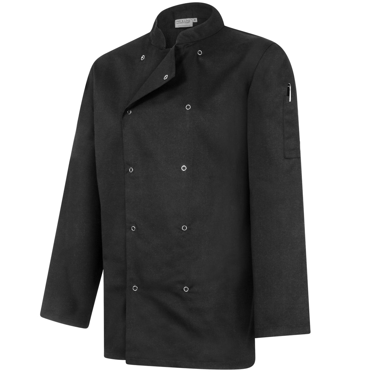 Twin Pack - Professional Chefs Jacket - Long Sleeve - Black