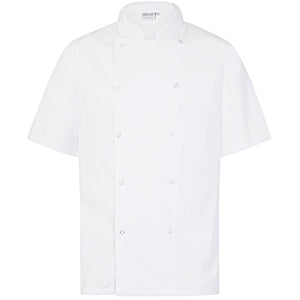 Twin Pack - Professional Chefs Jacket - Short Sleeve - White